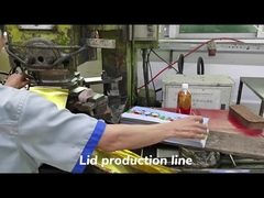 소매 CMYK 인쇄 된 캔디 금속 틴 컨테이너 재활용 틴판